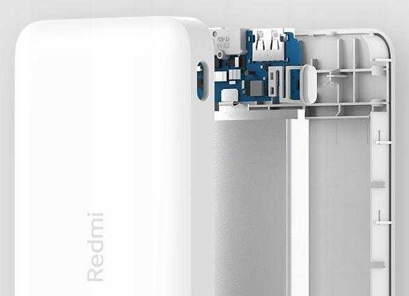 Xiaomi | Redmi Power Bank | 10000 mAh | USB, USB-C | Juodas