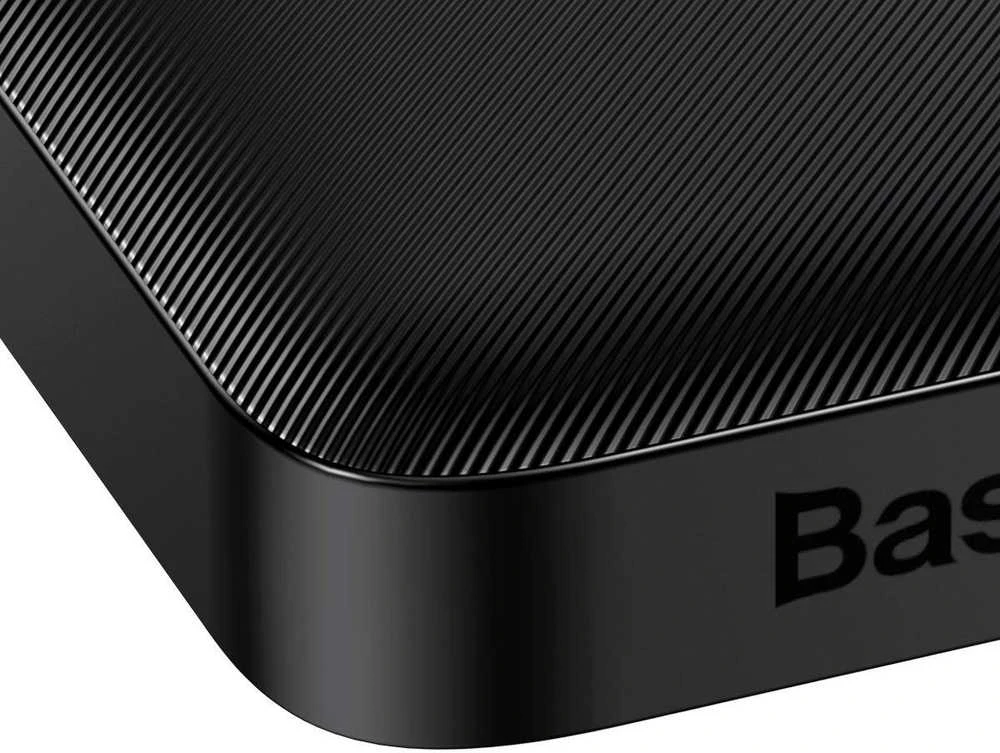 Baseus Bipow maitinimo blokas su ekranu 10000mAh 15W (Overseas Edition) (Juodas)