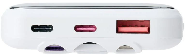 Powerbank RivaCase VA2211 10000 mAh Baltas (VA2211 Baltas)