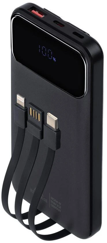 Powerbank RivaCase VA2211 10000 mAh Juodas (VA2211 Juodas)