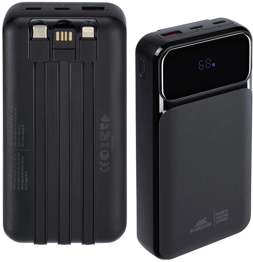 Powerbank Rivacase VA2221 20000 mAh 22,5W juoda