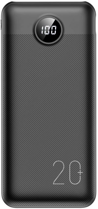 Išorinė baterija POWER BANK VEGER (L20S) 20000mAh (2xUSB; 1xType-C; QC3.0 20W) juoda