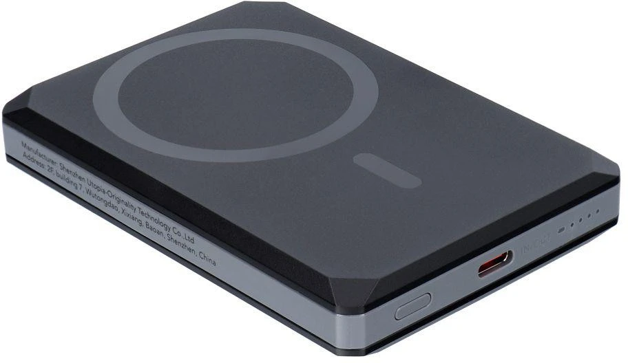 Powerbank Veger Wallet Tracker W0582 MFi PD 20W 5000 mAh juodas
