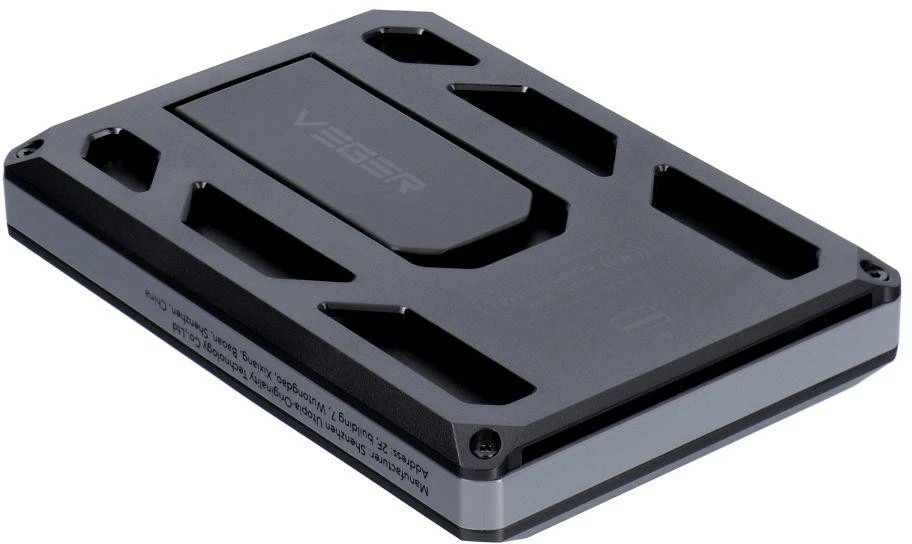 Powerbank Veger Wallet Tracker W0582 MFi PD 20W 5000 mAh juodas