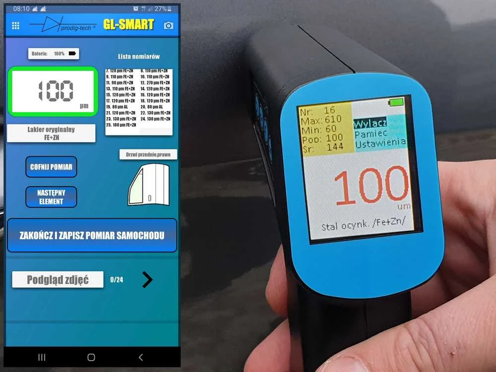 Prodig Tech GL-PRO-SMART-FAZ dažų storio matuoklis