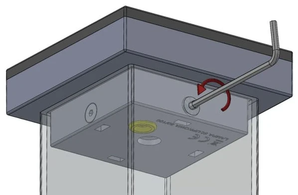 Proxima LED apšvietimas ir įspėjamoji lemputė, POLE 12-230V AC/DC