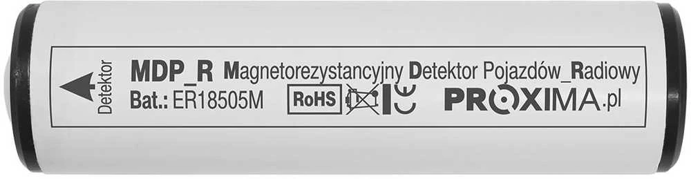 Carruzzo „Proxima MDP_R“ magnetorezistinis transporto priemonės detektorius (radijas)