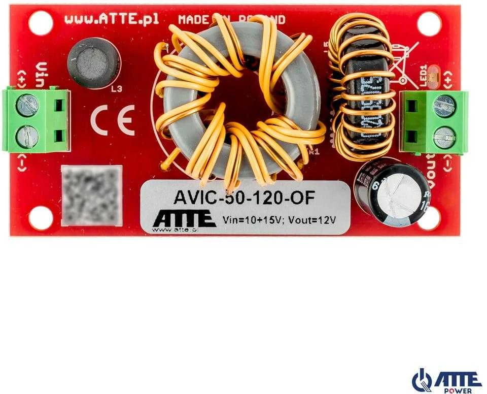 Atte AVIC-50-120-OF DC/DC konverterio plokste