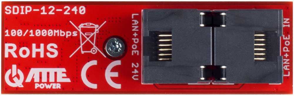 Adapteris PoE ATTE SDIP-12-240