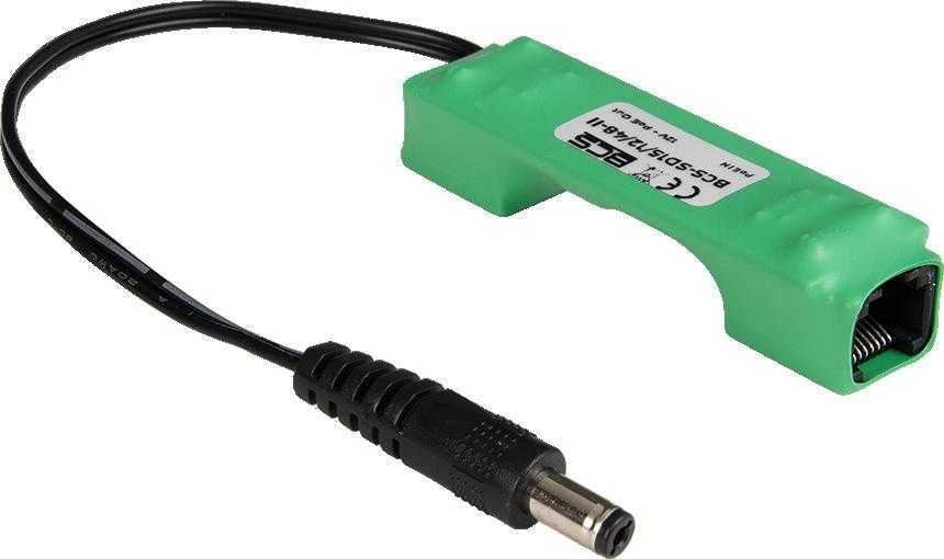 PoE adapteris su DC jungtimi