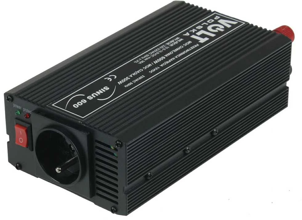 Voltų sinusinis keitiklis 12V / 230V 300 / 600W