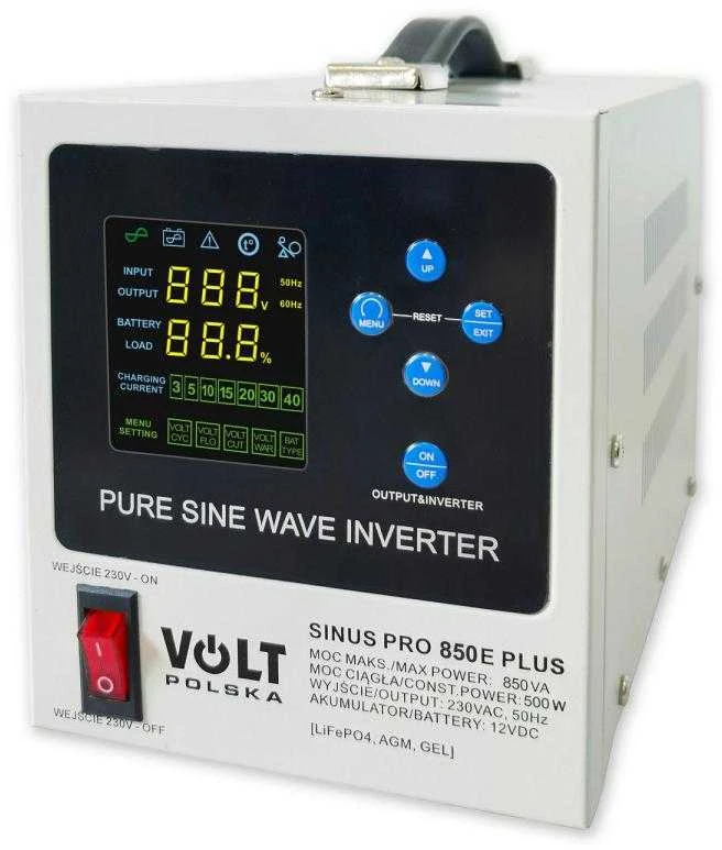 Volt SINUS PRO 850 E PLUS 1 AVARINIS MAITINIMO ŠALTINIS