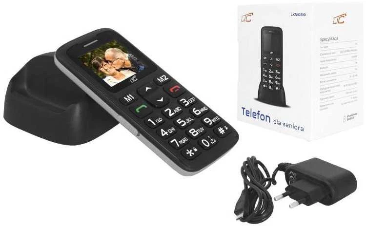 Mobilus telefonas LTC MOB10 Juodas