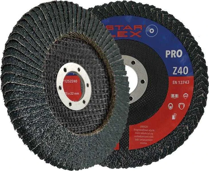 PSG Star Flex 125-22 gr 40 lapelių šlifavimo diskas TLP1252240