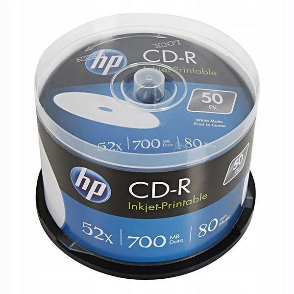 Hewlett Packard (HP) HP CD-R 700 MB 52x50 vnt (HPCDP50C)