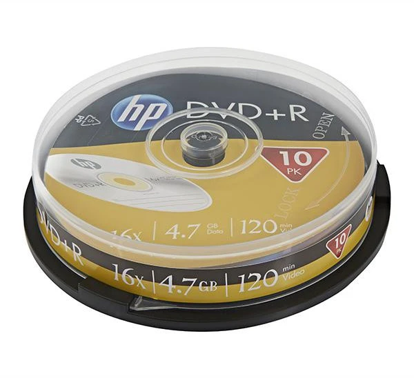 Verbatim HP DVD-R, DME00026-3, 4,7 GB, 16 kartų, dėžutėje, 10 vnt. pakuotė, nespausdinamas, 12 cm, duomenų archyvavimui