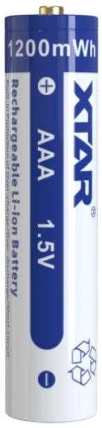 R03 / AAA 1,5 V Xtar 750 mAh baterijos (4 vnt. dėžutė) su apsauga