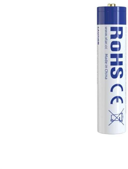 R03 / AAA 1,5 V Xtar 750 mAh baterijos (4 vnt. dėžutė) su apsauga