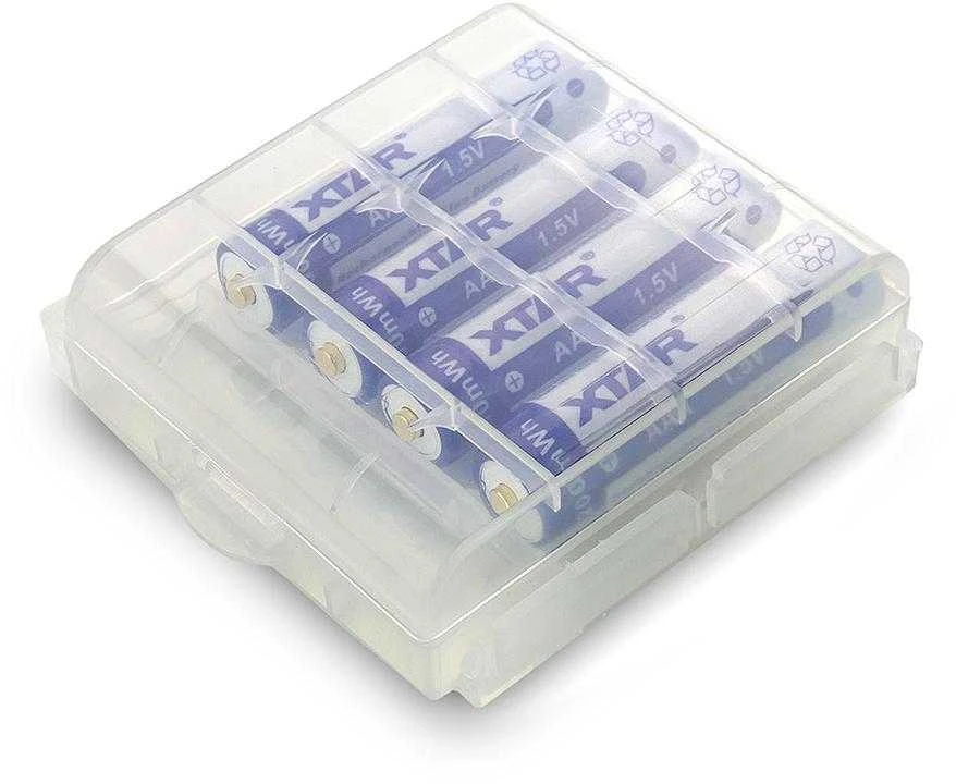 R03 / AAA 1,5 V Xtar 750 mAh baterijos (4 vnt. dėžutė) su apsauga