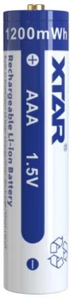 R03 / AAA 1,5 V Xtar 750 mAh baterijos (4 vnt. dėžutė) su apsauga