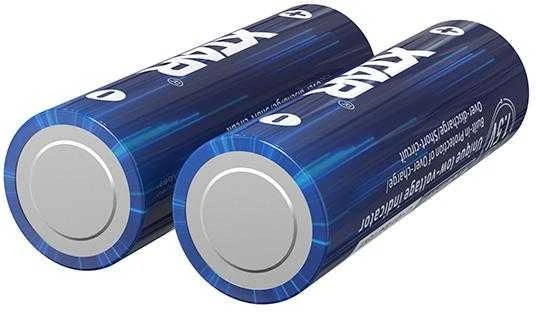 R06 / AA 1,5 V Xtar 2500 mAh baterijos (4 vnt. dėžutė) su apsauga