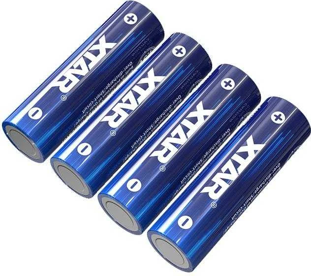 R06 / AA 1,5 V Xtar 2500 mAh baterijos (4 vnt. dėžutė) su apsauga