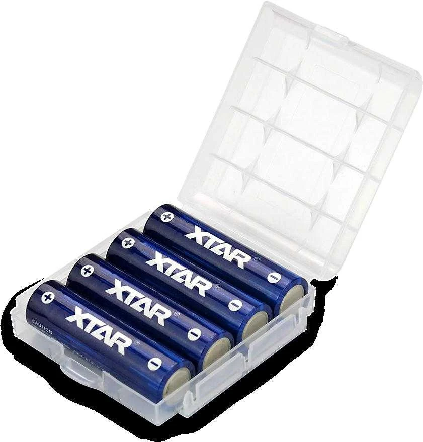 Xtar AA baterijos komplektas saugojimo dėžutėje
