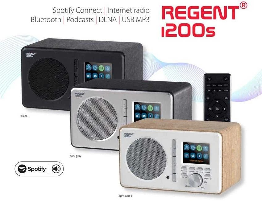 Radio Ferguson Regent i200s (Juodas) (Spotify, DAB, FM, USB, AUX IN, Bluetooth)