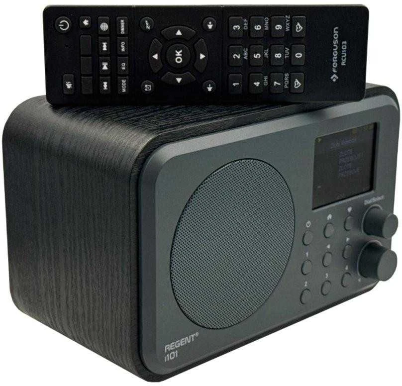 FEG Radio internetowe Ferguson Regent i101 | DAB+ | FM RDS / Akumuliatorius 2000 mAh (Juoda)