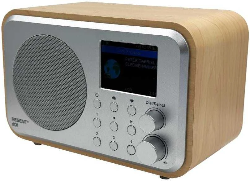 FEG Radio internetowe Ferguson Regent i101 | DAB+ | FM RDS / Akumuliatorius 2000 mAh (Jasne Drewno)