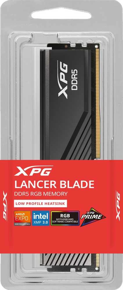 Vidinė atmintis (RAM) ADATA XPG Lancer Blade Juodas, 32GB, DDR5, 6000MHz