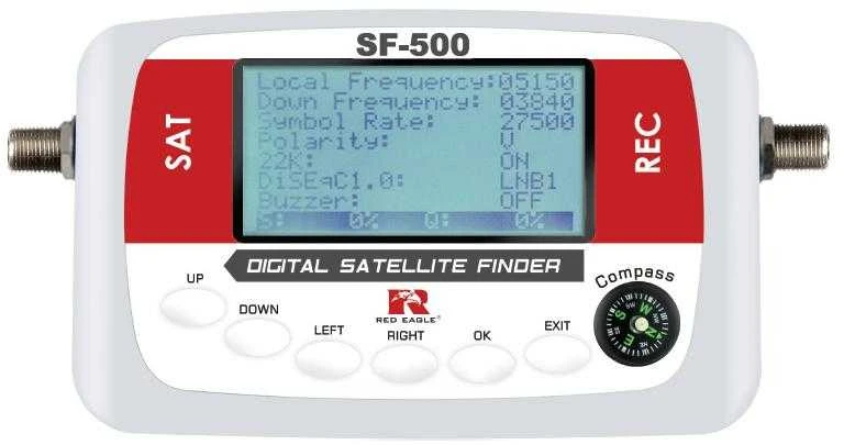 Red Eagle Raudona Eagle SF-500 Raudona Eagle SKAITMENINIS SAT MATAVIMAS