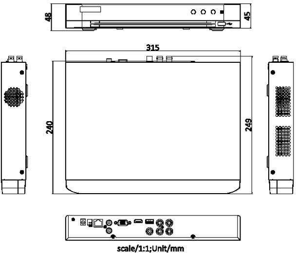 AHD, HD-CVI, HD-TVI, CVBS, IP REGISTRATORIUS IDS-7204HQHI-M1/XT 4 KANALAI AcuSense Hikvision
