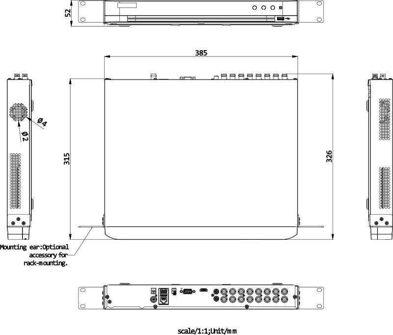 AHD, HD-CVI, HD-TVI, CVBS, IP REGISTRATORIUS IDS-7216HQHI-M2/XT 16 KANALŲ AcuSense Hikvision
