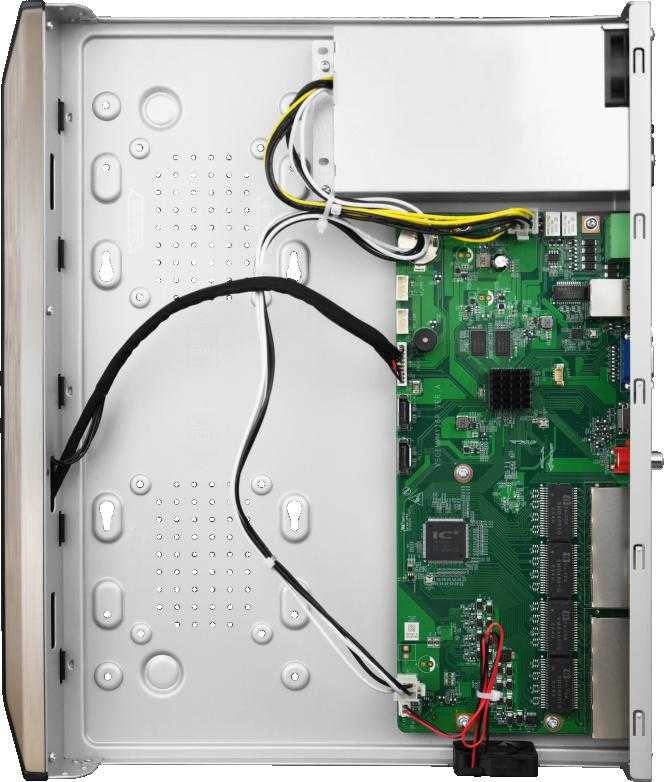 BCS BCS-P-NVR1602-A-4KE-16P(3) tinklinis vaizdo įrašymo įrenginys (NVR) 1U Juoda