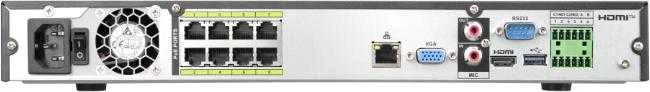 IP vaizdo įrašymo įrenginys BCS LINE BCS-L-NVR0802-A-8K-8P-Ai2