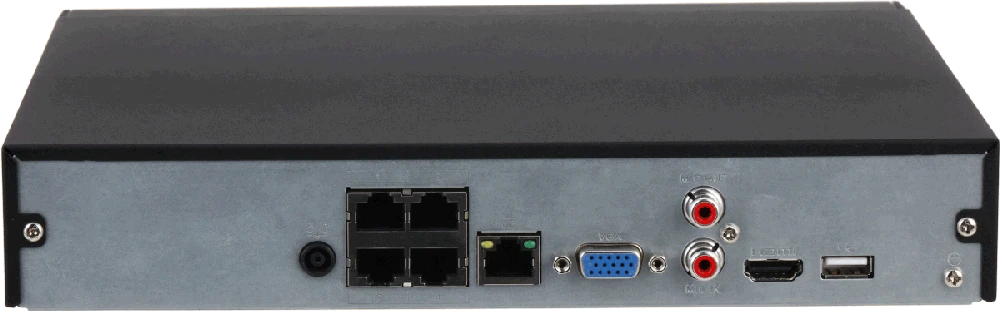 IP REGISTRATORIUS NVR4104HS-P-EI 4 KANALAI, 4 PoE WizSense DAHUA