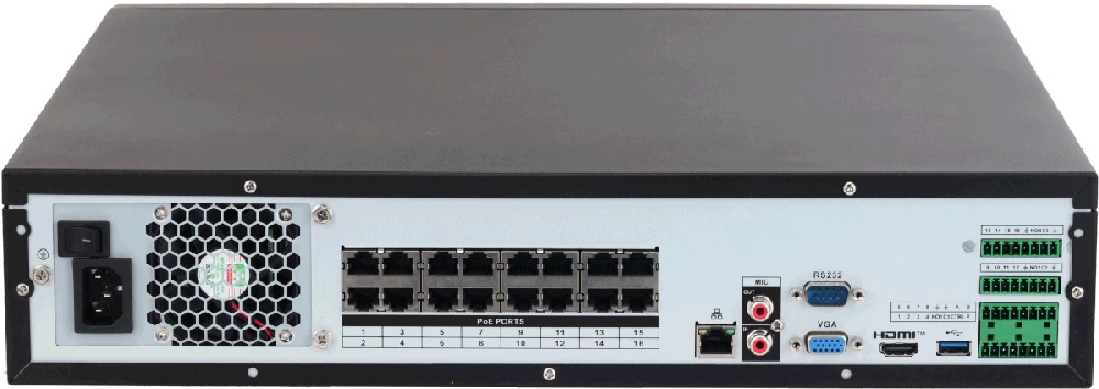 IP REGISTRATORIUS NVR4108HS-8P-EI 8 KANALŲ, 8 PoE WizSense DAHUA