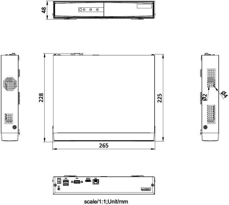 IP REGISTRATORIUS DS-7104NI-Q1/M(D) 4 KANALAI Hikvision