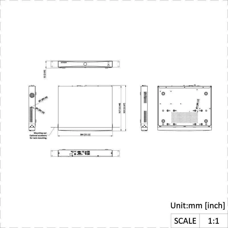 IP REGISTRATORIUS DS-7608NXI-I2/S(E) 8 KANALŲ ACUSENSE Hikvision