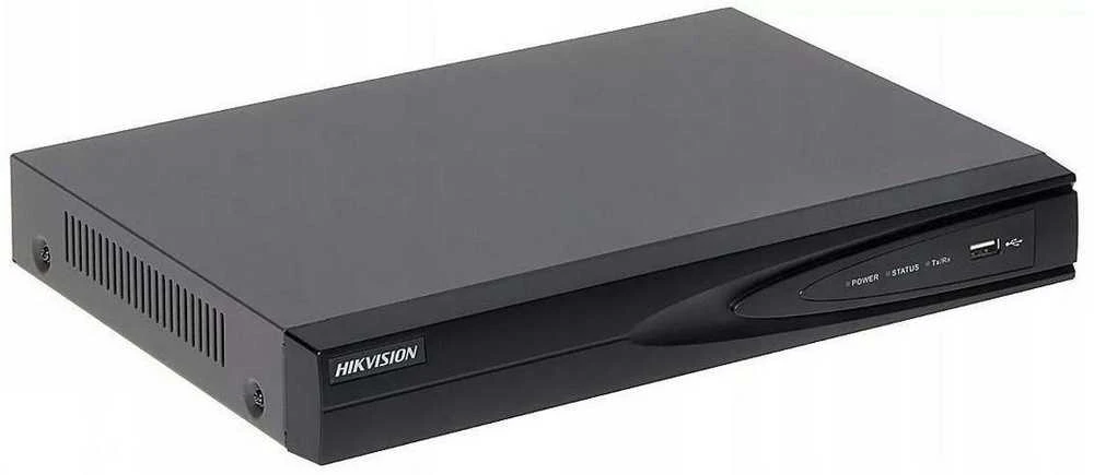Hikvision NVR DS-7608NXI-K1/Alarm4+1, AcuSense, 8 kanalai, 1 HDD iki 10TB, VGA ir HDMI išėjimai, 80 Mb/s/Iš 80 Mb/s | Hikvision
