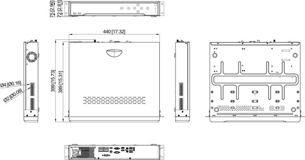 Vaizdo įrašymo įrenginys Hikvision NVR DS-7732NI-M4