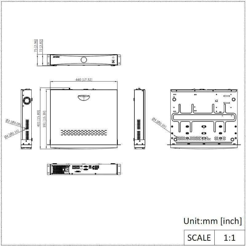 Vaizdo įrašymo įrenginys Hikvision NVR DS-7732NXI-I4/VPro