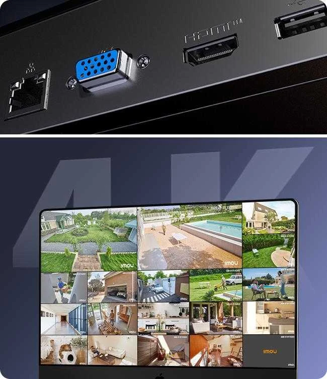 IP įrašymo įrenginys Imou NVR-N110-8A0E-P 10 kanalų