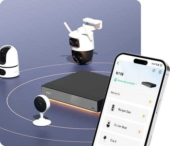 IP įrašymo įrenginys Imou NVR-N110-8A0E-P 10 kanalų