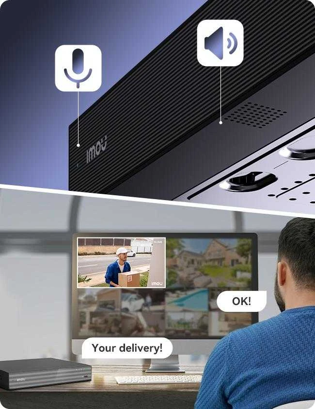 IP įrašymo įrenginys Imou NVR-N110-8A0E-P 10 kanalų