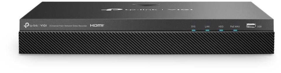 Tinklo Priedas - TP-LINK VIGI NVR2008H-8MP 8MP, PoE+, USB 2.0, eSATA