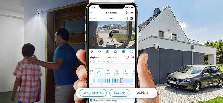 Reolink | Išmanioji WiFi kamera su judesio prožektoriais | E serija E540 | PTZ | 5 MP | 2.8-8/F1.6 | IP65 | H.264 | Micro SD, maks. 512 GB