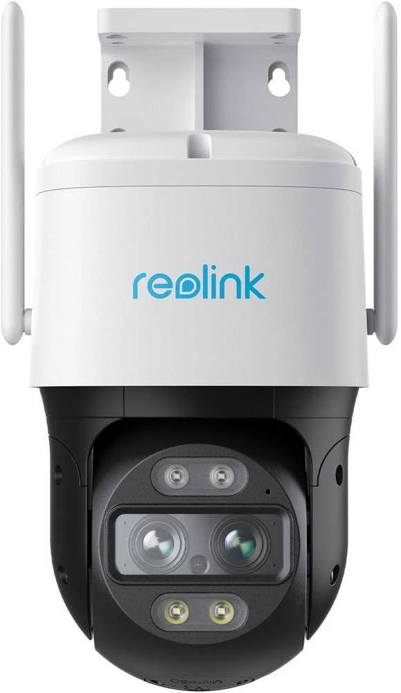 Reolink 4K „Wi-Fi 6“ dviejų objektyvų apsaugos kamera | „TrackMix“ serija W760 | PTZ | 8 MP | 2,8 mm / F1.6 | IP65 | H.264, H.265 | „Micro SD“, maks. 512 GB