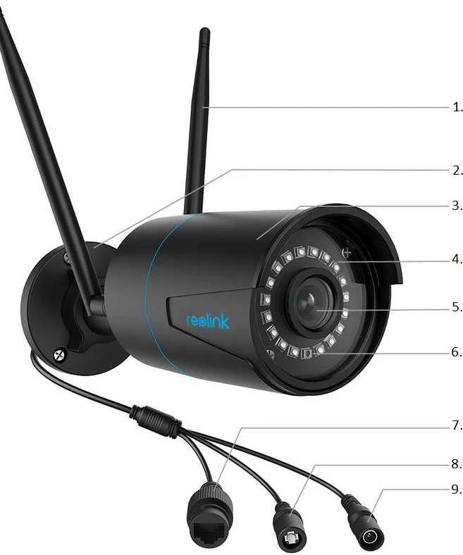Reolink W320 Juoda